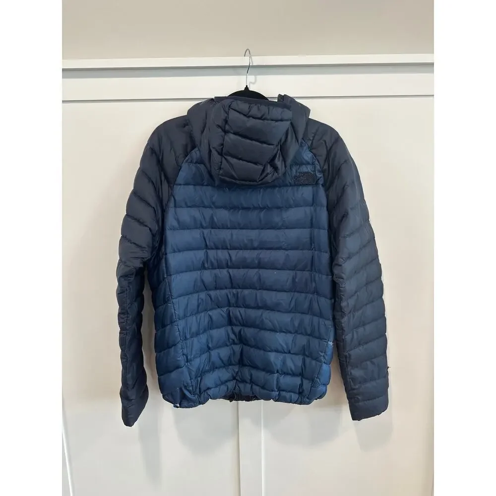 The North Face Hooded Down Quilted Packable Jacket Size M